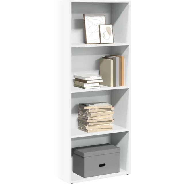 vidaXL Boekenkast 60x30x152 cm bewerkt hout wit