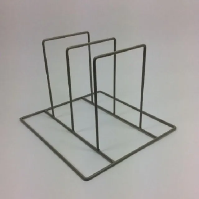 CottonCounts Tijdschriften rek Iron Wire 31x28x21 cm lichtgrijs