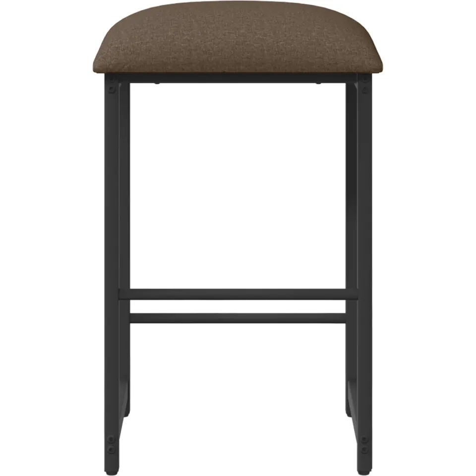 vidaXL Barkruk Taupe 40 x 32 x 64 cm Bewerkt hout Bruin