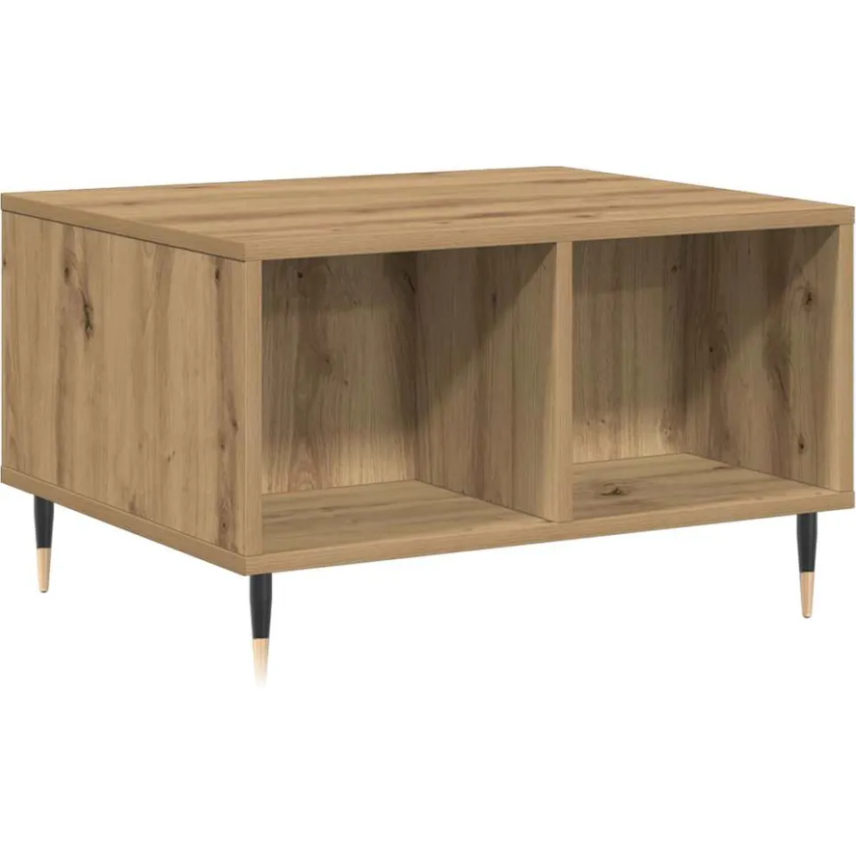 vidaXL Salontafel 60x50x36,5 cm bewerkt hout artisanaal eikenkleur, foto 3