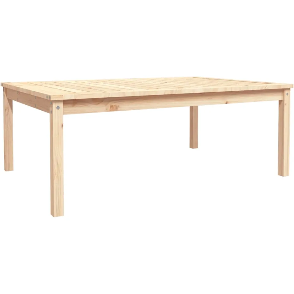 vidaXL Tuintafel 121x82,5x45 cm massief grenenhout Bruin