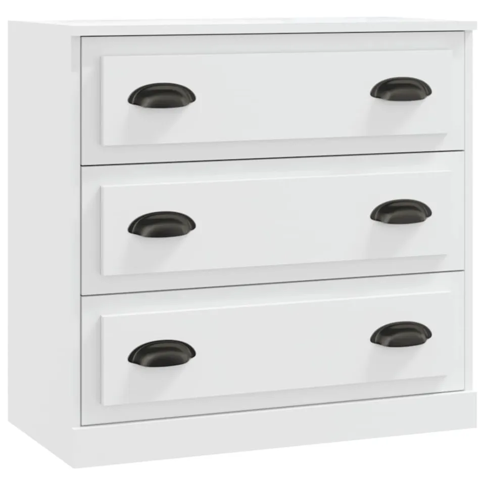 vidaXL Dressoir 70x35,5x67,5 cm bewerkt hout wit