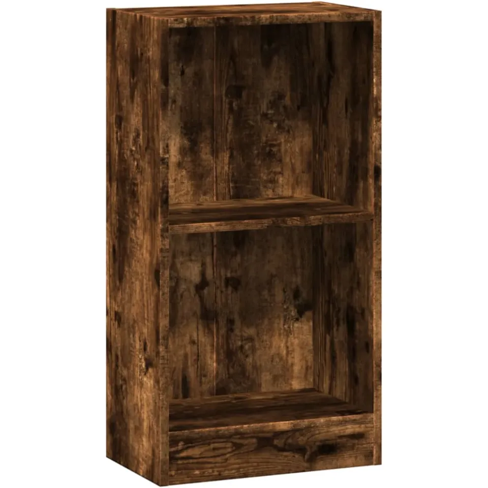 vidaXL Boekenkast 40x24x76 cm bewerkt hout gerookt eikenkleurig, foto 3