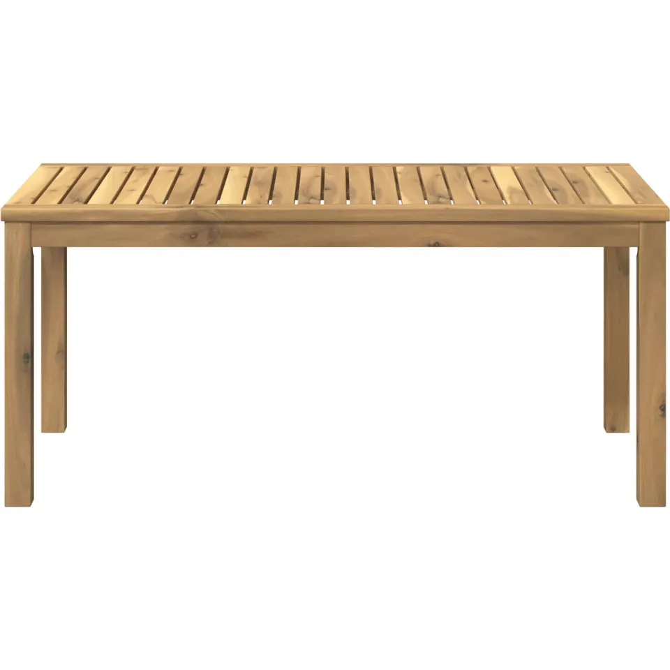 vidaXL Salontafel LAREN Witgewassen 49 x 100,5 x 45 cm Bruin
