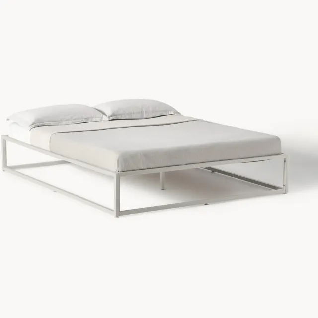 Westwing Collection Metalen bed Neptun beige
