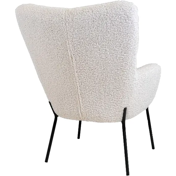 Artichok Rosemarie teddy fauteuil gebroken wit, foto 4
