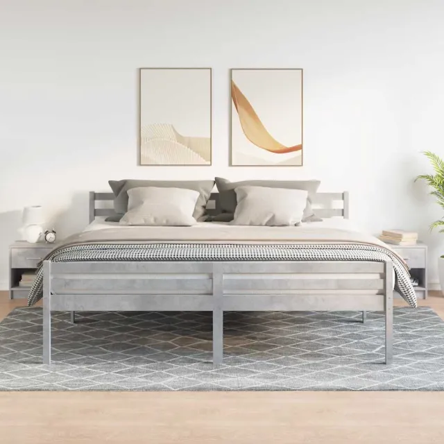 vidaXL Nachtkastjes 2 st met lade 39x28x41 cm betongrijs Bruin