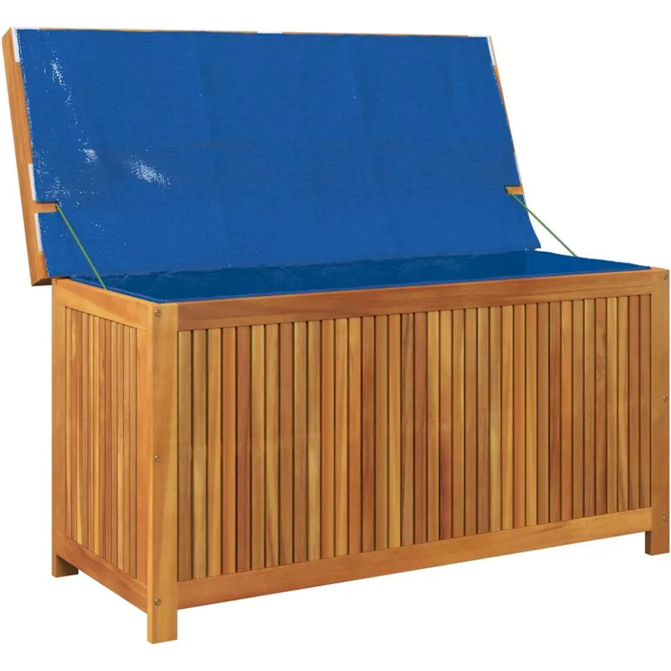 vidaXL Opbergbox voor buiten 113x50x60,5 cm massief acaciahout bruin, foto 4
