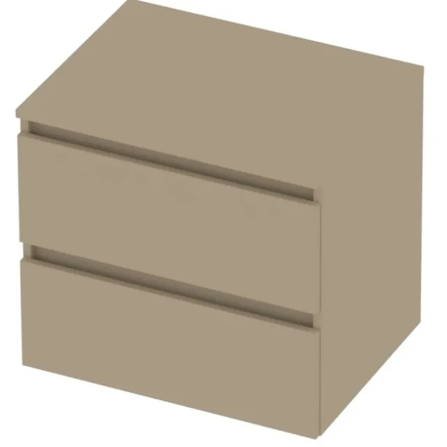 Basic-Line Deck 46 Badmeubelset Greeploos 60x46x58 cm Mat Beige