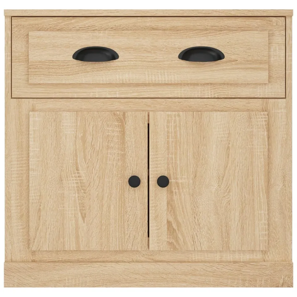 vidaXL Dressoir 70x35,5x67,5 cm bewerkt hout sonoma eikenkleurig, foto 4