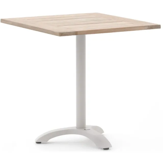 Bellagio tuinmeubelen Bellagio Lisio tuintafel 80x80x75cm Wit