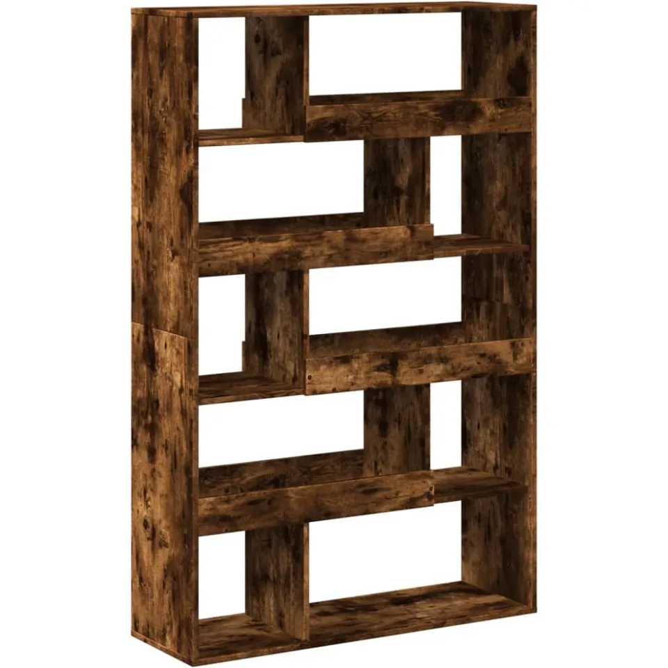vidaXL kamerscherm 100x33x156,5 cm bewerkt hout gerookt eikenkleurig, foto 3