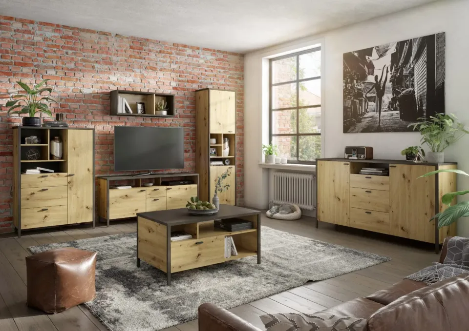 Bjork tv-meubel lichtbruin beige, foto 5
