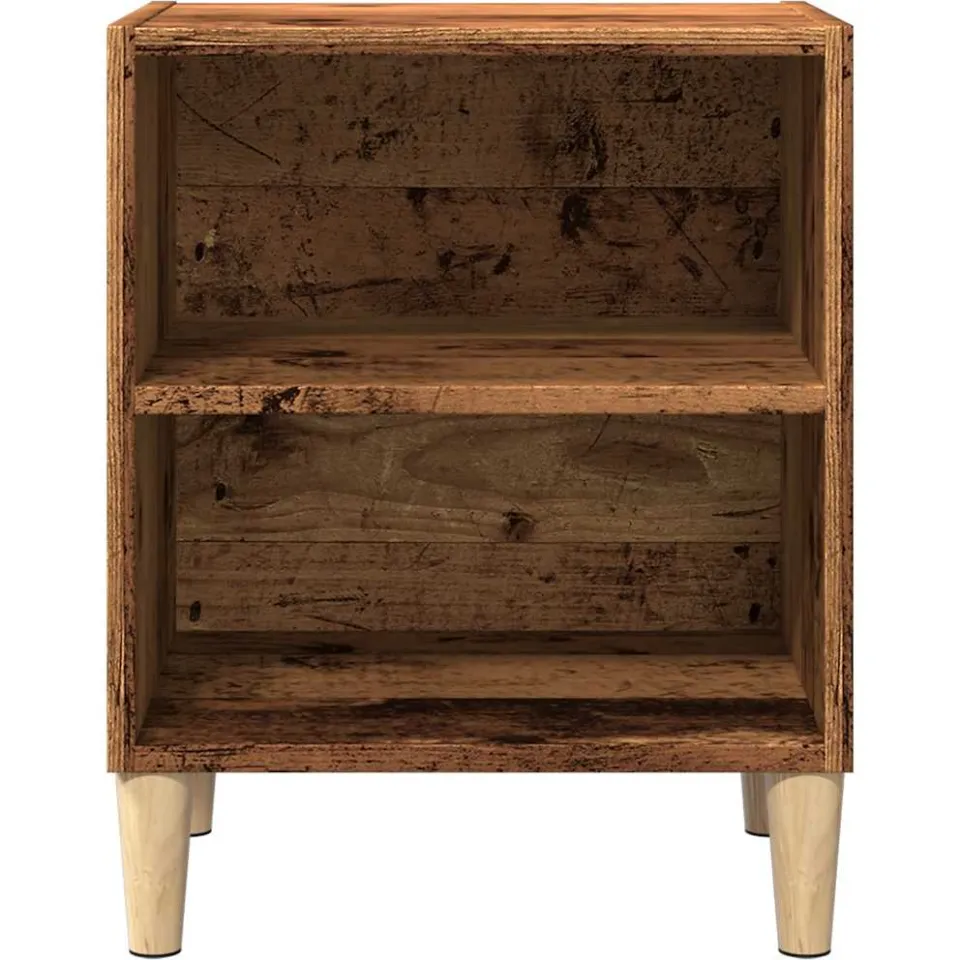 vidaXL Nachtkastjes 2 st 40x30x50 cm bewerkt hout oud houtkleurig bruin, foto 4