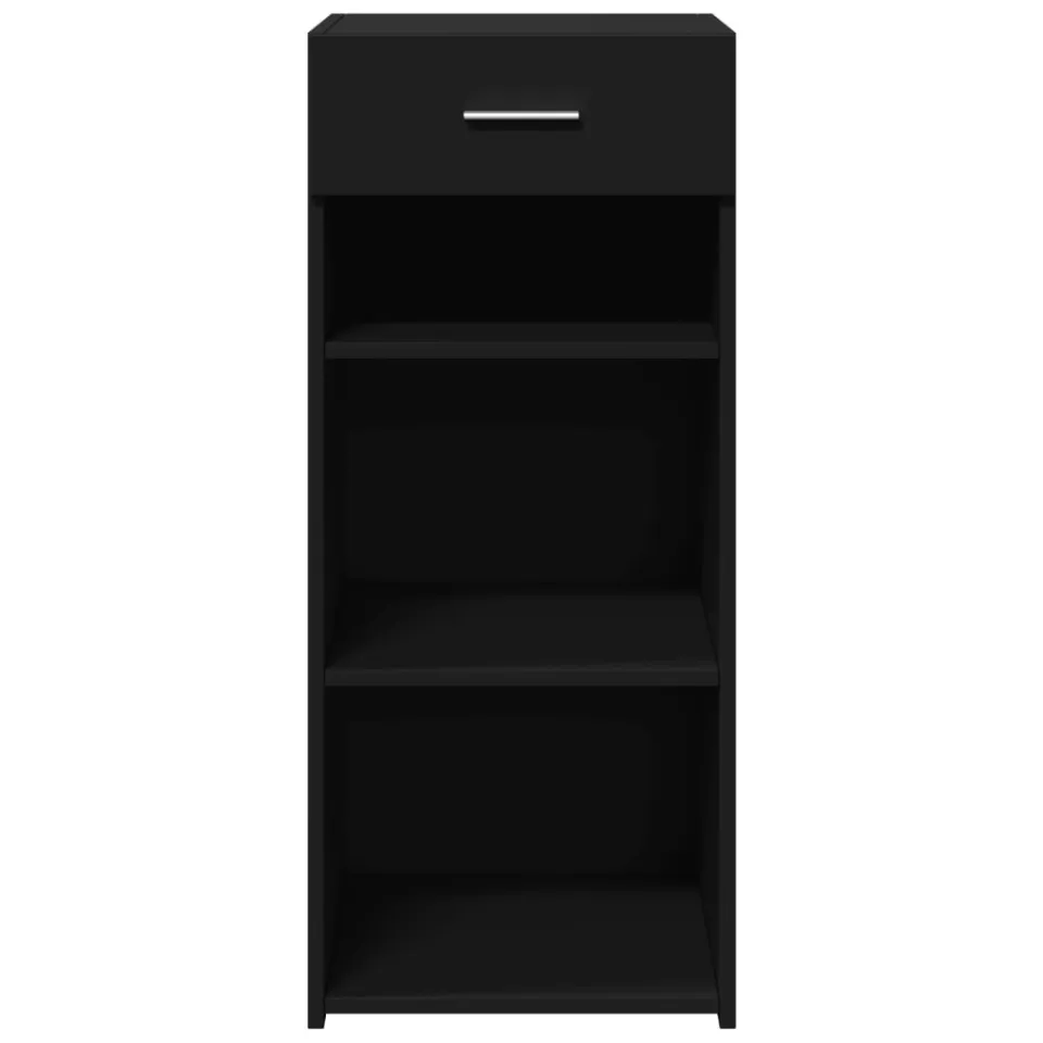 vidaXL Dressoir 40x42,5x93 cm bewerkt hout zwart