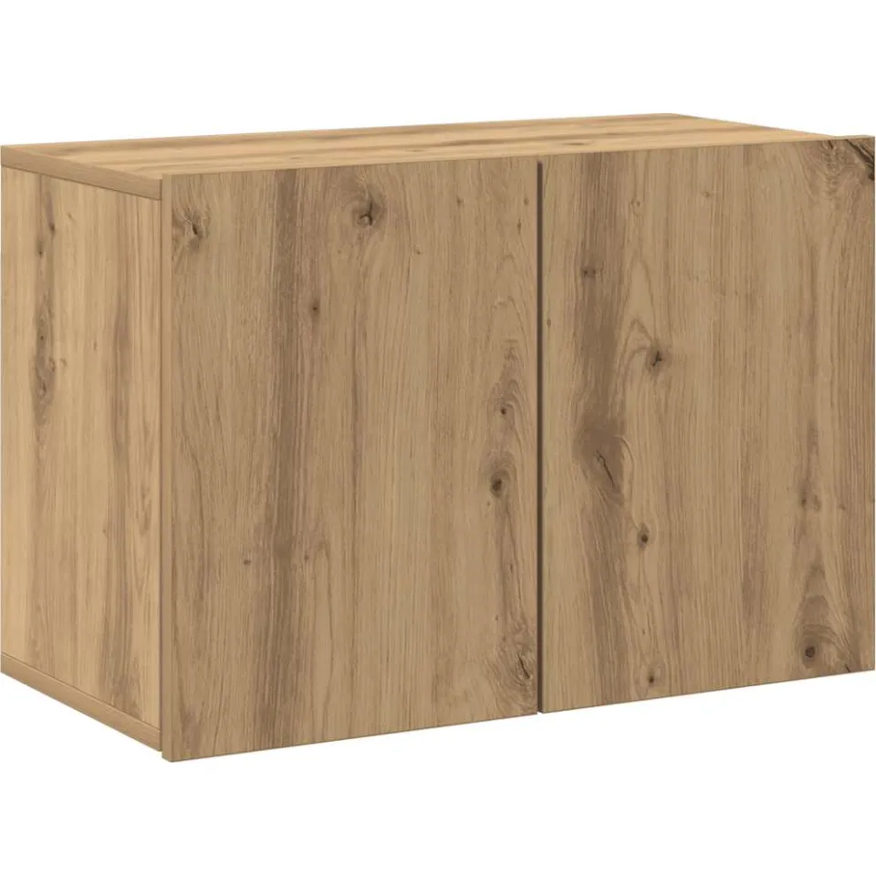 vidaXL Tv-meubel wandgemonteerd 60x30x41 cm artisanaal eikenkleurig Bruin