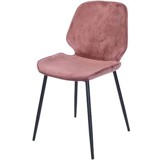 NordXL Eetkamerstoel Ocean Velvet Oud Roze