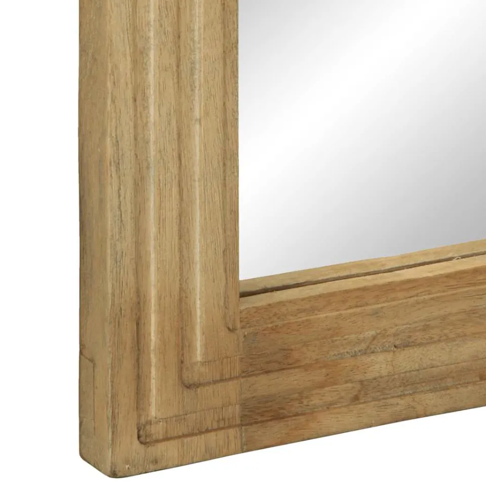 vidaXL Badkamerspiegel 50x70x2,5 cm massief mangohout bruin, foto 4