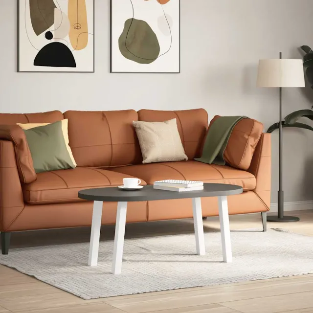 vidaXL Salontafelpoten 4 st 42 cm staal wit
