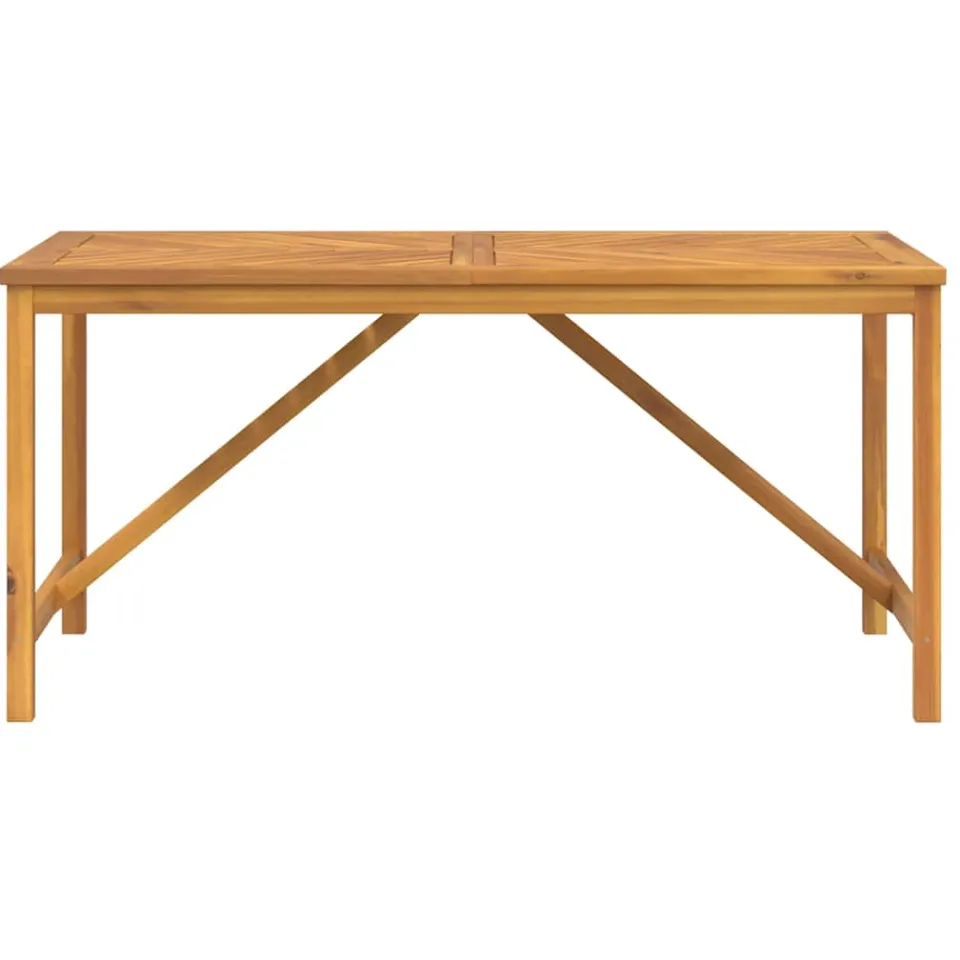 vidaXL Tuintafel 150x90x74 cm massief acaciahout bruin
