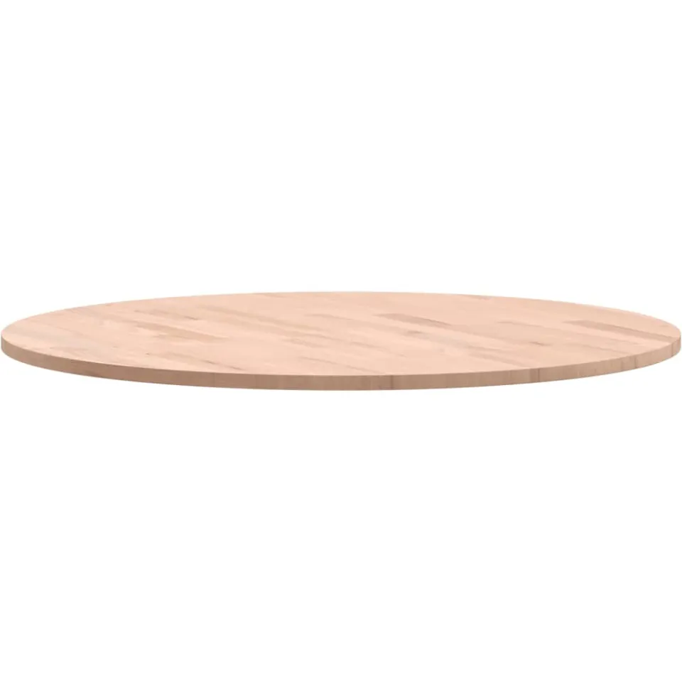 vidaXL Tafelblad rond Ø70x1,5 cm massief beukenhout Bruin
