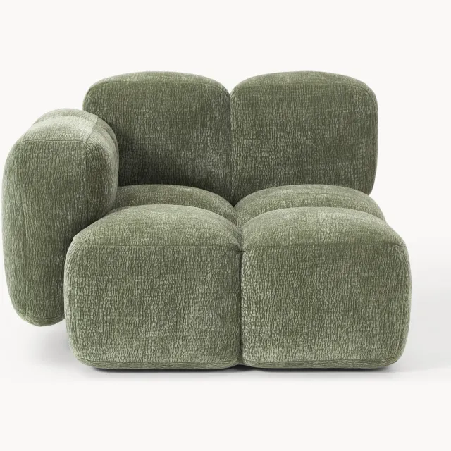 Westwing Collection Hoekmodule Tayla groen