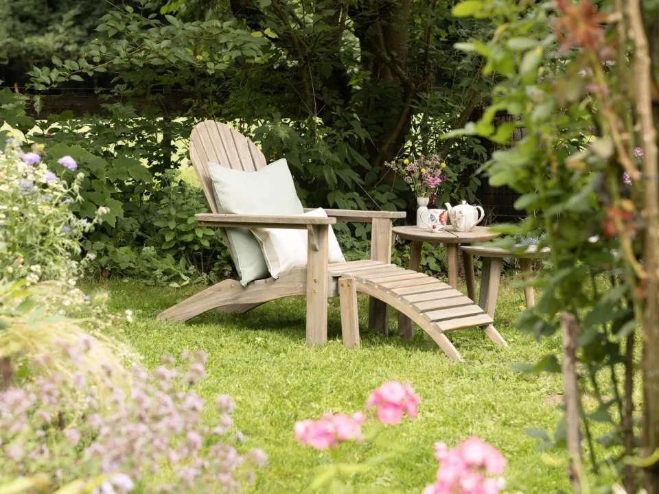 ROUGH Furniture ROUGH-S Adirondack voetenbank bruin, foto 5