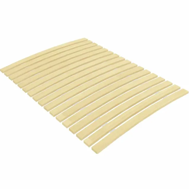 vidaXL Bedlattenvervanging met 17 latten 90x200 cm Bruin