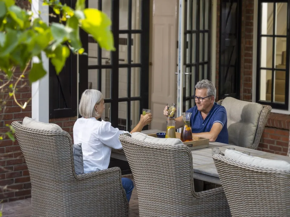 Intenso Furniture Intenso Milano/ROUGH-Y Ellips 240cm dining-lounge tuinset 7-delig taupe, foto 4
