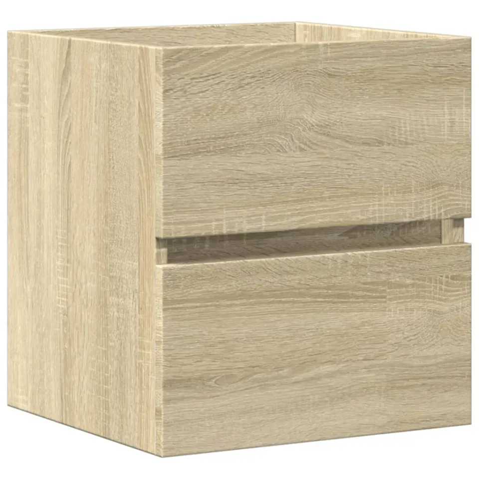 vidaXL Wastafelkast 41x38,5x45 cm spaanplaat sonoma eikenkleurig, foto 3
