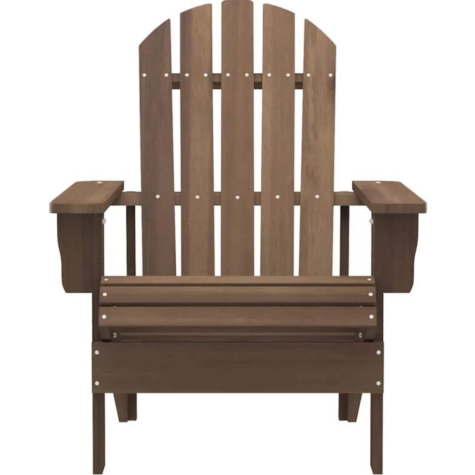 vidaXL Tuinstoel Adirondack met tafel massief vurenhout bruin, foto 3
