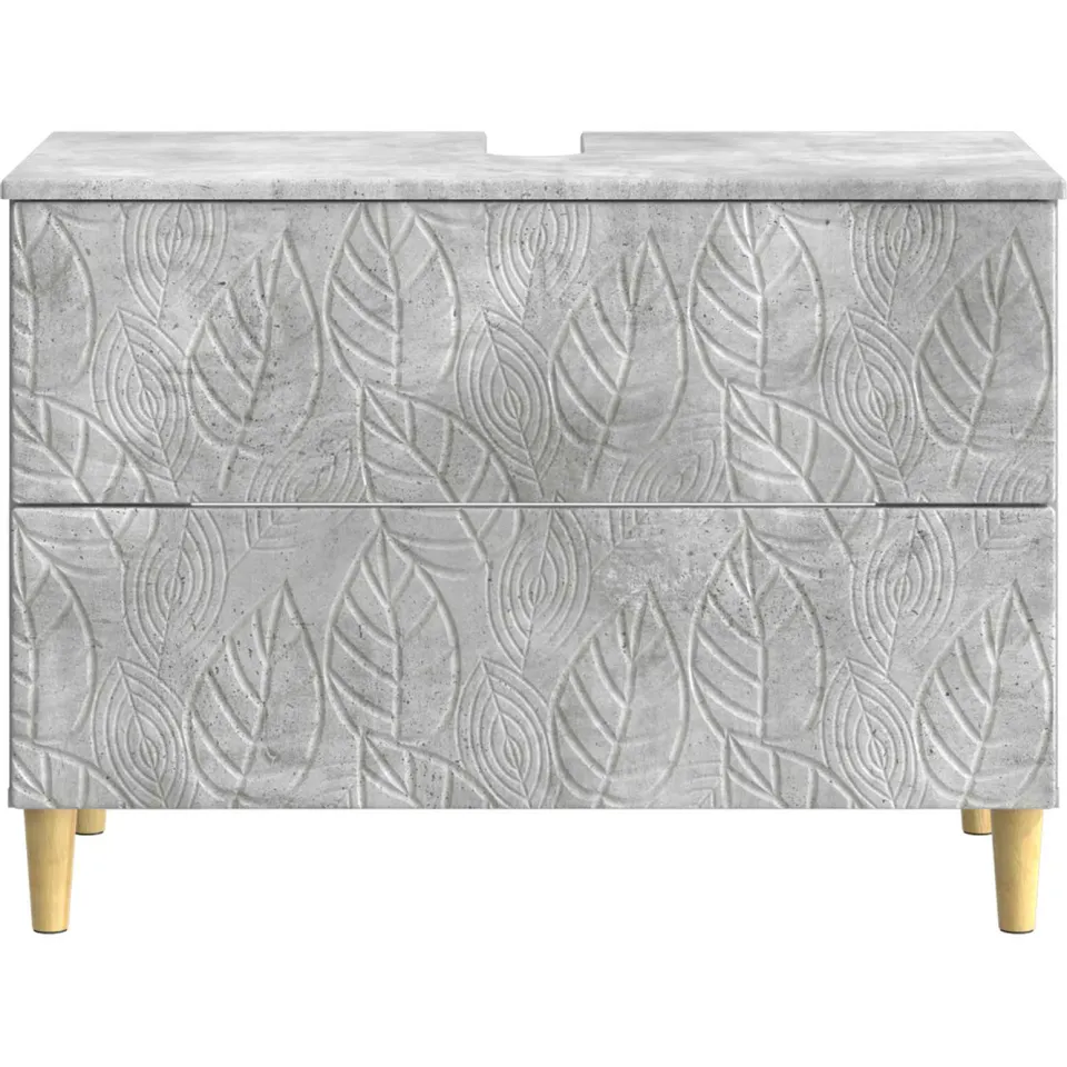 vidaXL Badkamer wastafelkast DELFT Betongrijs 82 x 41 x 59 cm grijs, foto 4