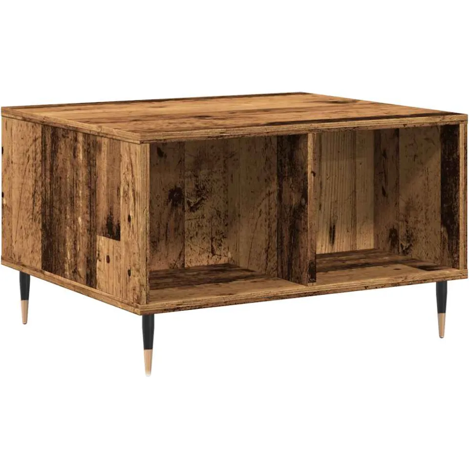 vidaXL Salontafel 60x50x36,5 cm bewerkt hout oud houtkleurig bruin, foto 4