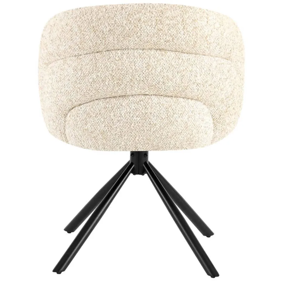 Giga Meubel Emilia eetkamerstoel beige draaibaar, foto 3