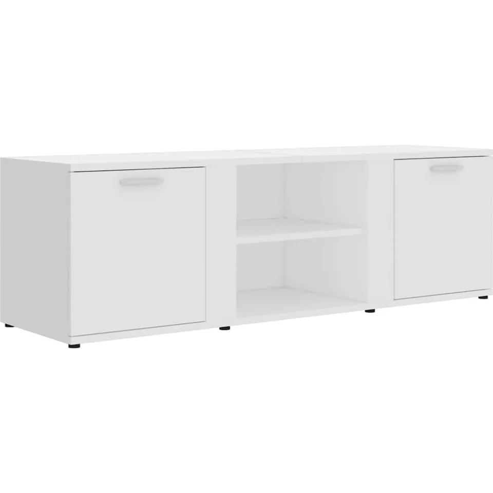 vidaXL Tv-meubel 120x34x37 cm bewerkt hout wit