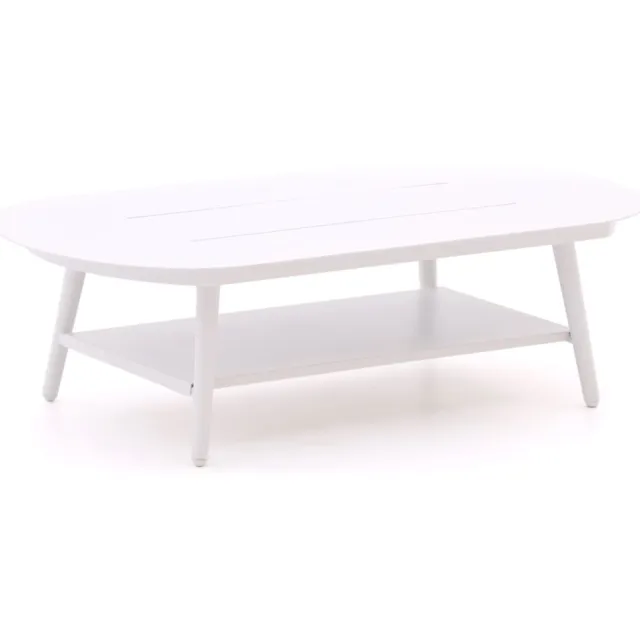 Bellagio tuinmeubelen Bellagio Valli lounge tuintafel 110x60x31cm wit, foto 2