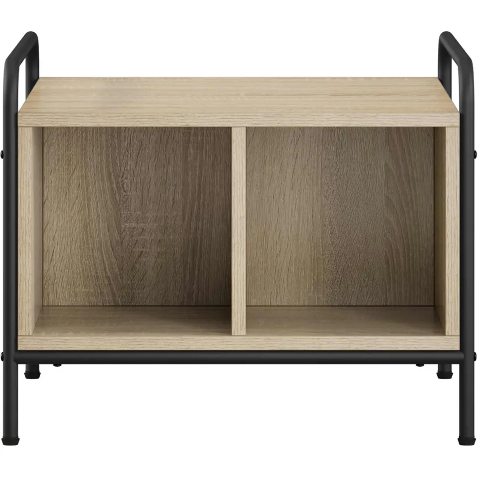 vidaXL Salontafel Sonoma Eiken 50 x 49 x 41 cm Bewerkt hout Bruin