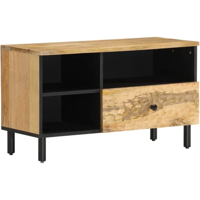 vidaXL Tv-meubel 80x33x46 cm massief mangohout Bruin