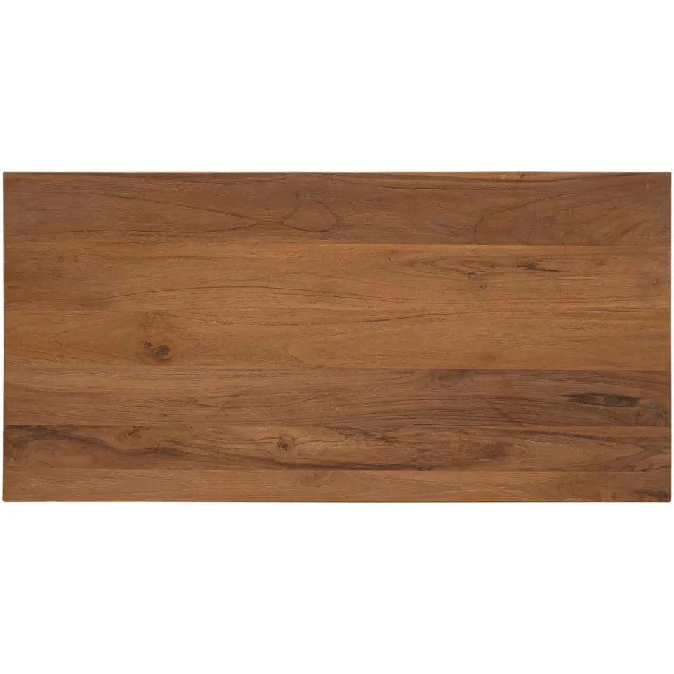 vidaXL Salontafel Naturel 100 x 50 x 40 cm Massief Teakhout, foto 4