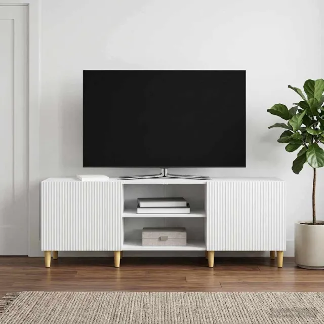 vidaXL TV-kast Wit 150 x 31 x 50 cm Bewerkt hout, foto 2