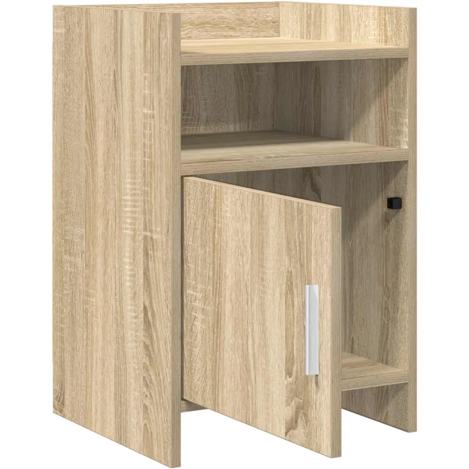 vidaXL Nachtkastjes Sonoma Eiken 40 x 36 x 60 cm Bewerkt hout, foto 3