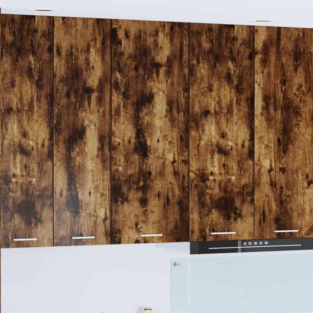 vidaXL Hangkast Gerookt eiken 40 x 31 x 100 cm Bewerkt hout Bruin