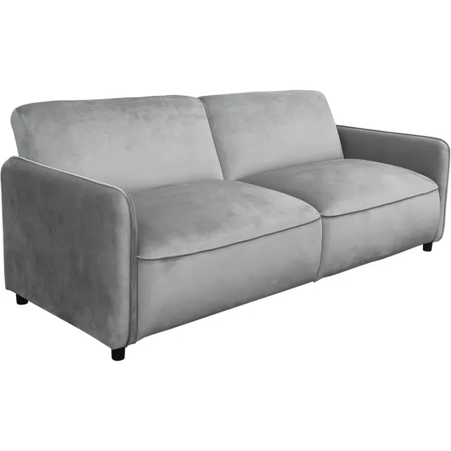 Notio Living Alicia-Sofabed - 3-Zits - Lichtgrijs Fluweel