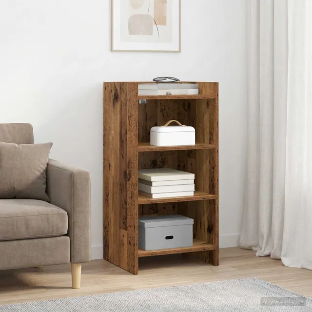 vidaXL Dressoir Oud hout 40 x 36 x 80 cm Bewerkt hout Bruin