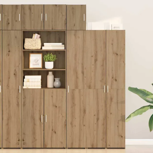 vidaXL Wandkast Artisan Eiken 30 x 42,5 x 39,5 cm Bewerkt hout, foto 2