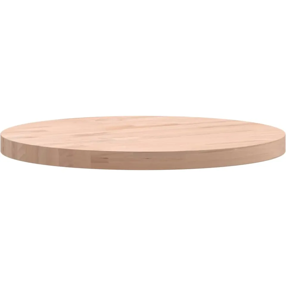vidaXL Tafelblad rond Ø40x2,5 cm massief beukenhout Bruin