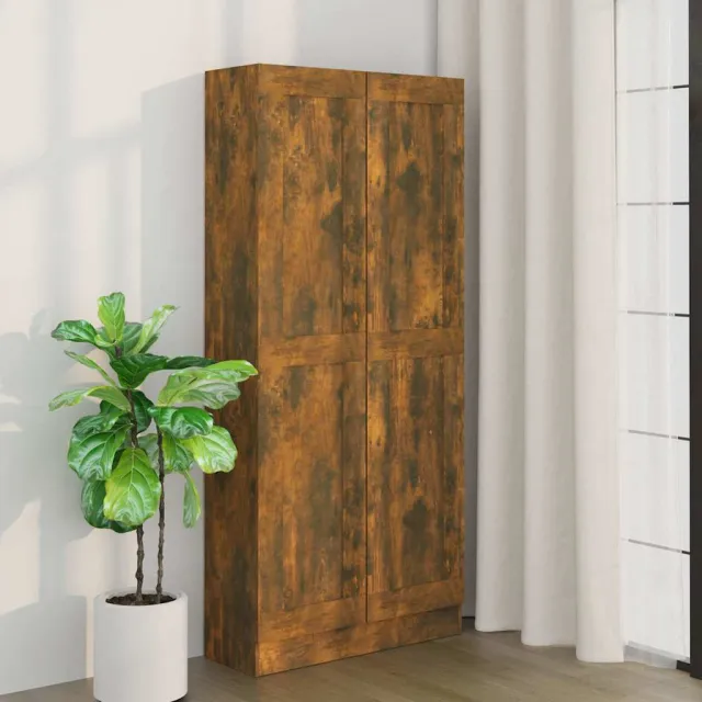 vidaXL Boekenkast 82,5x30,5x185,5 cm bewerkt hout gerookt eikenkleurig, foto 2