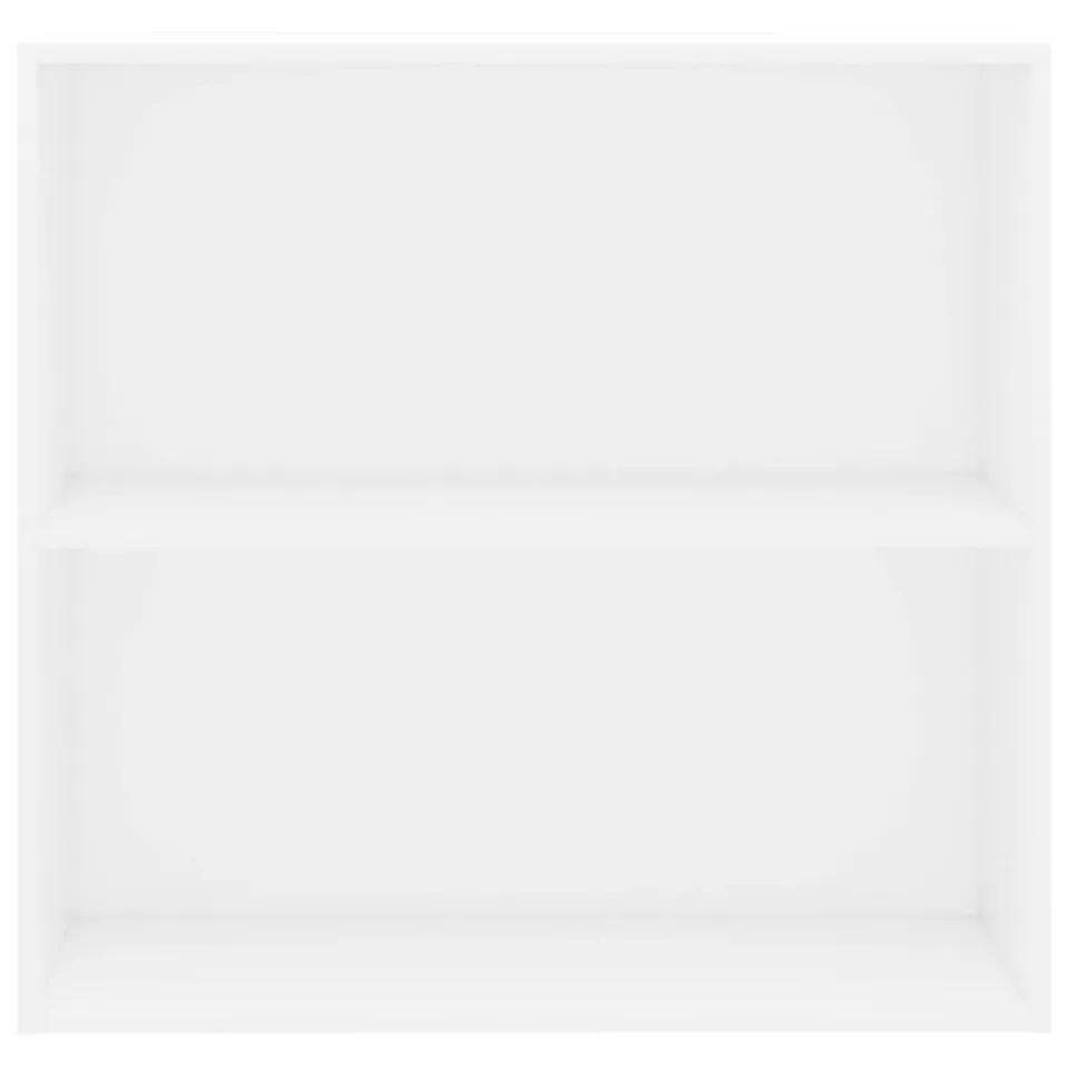 vidaXL Boekenkast 80x30x76,5 cm bewerkt hout wit, foto 4