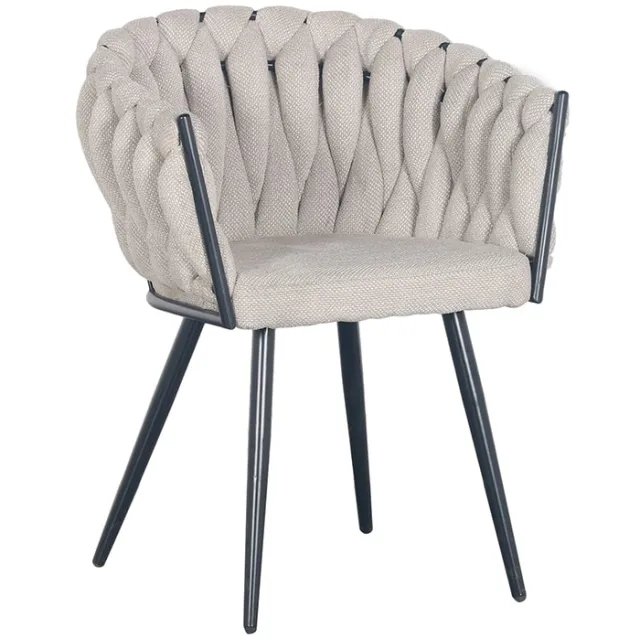 NordXL Wave chair chenille beige