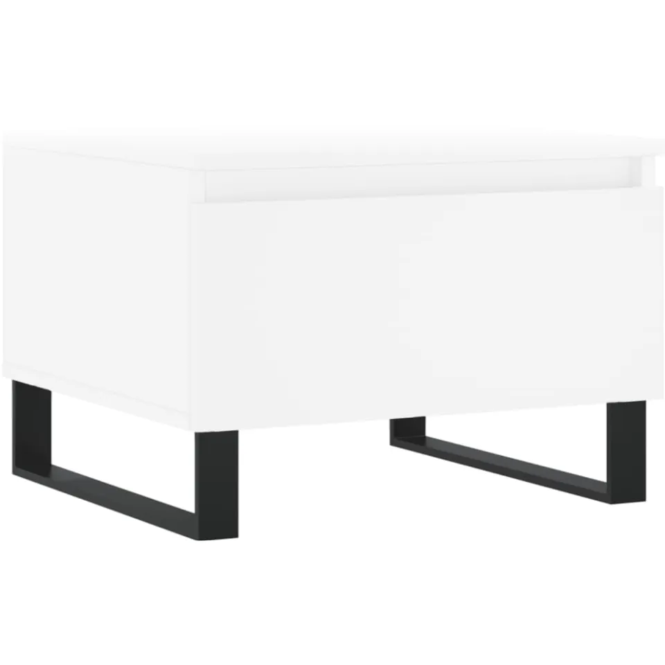 vidaXL Salontafels 2 st 50x46x35 cm bewerkt hout wit